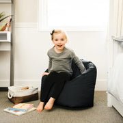 Big Joe 0653637 Milano Kid's Bean Bag Chair, Smartmax 2ft, Black