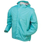Frogg Toggs Java Toadz 2.5 Ultra Light Waterproof Breathable Rain Jacket for Women, Seafoam, Large, Hooded, JT62530