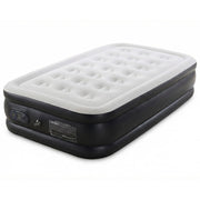 Alvantor Air Mattress with Built-in Electric Pump, Comfort Flocking Top, Honeycomb Support, Black, Twin and Queen Sizes
