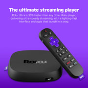 Roku Ultra HD/4K/HDR WIFI 6 Ultimate Streaming Player