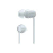 Sony WIC100/W Wireless in-Ear Bluetooth Headphones with Built-in Microphone (White)