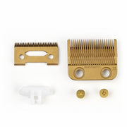 BaBylissPRO Gold Titanium Precision Fade Blade Hair Clipper Replacement, Metal Injection Molded, 22 Teeth, Compatible with FX899 FX870 FX829 FX825 FX673, FX8022G