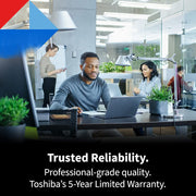 Toshiba N300 Pro 10TB Internal Hard Drive, 3.5-Inch, SATA 6Gb/s, 7200 RPM, 512MB Cache, NAS-Optimized, High Workload Capacity