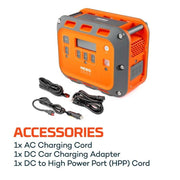 Nebo Neb-Pst-0008 Intrepid 2,400 Watt Lithium-Ion Battery Solar Portable Power Station