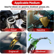 EVIL ENERGY EV01394BK 3/8 Fuel Hose Line Push Lock NBR Rubber SAE 30R7 10FT 300PSI