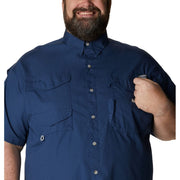 Columbia PFG Bonehead Short Sleeve Button-Down Fishing Shirt, Carbon, XX-Large, 101177