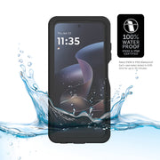 Body Glove Tidal Waterproof Phone Case, Slim Shock-Resistant, Black Clear, Compatible with Motorola Moto G Power 2026 2025, 100145549