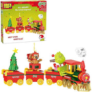 Brickcraft Dr. Seuss The Grinch Who-Express Train Building Bricks Set, 527 Pieces