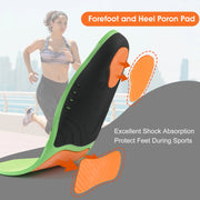 Okaka Heavy Duty Support Insole Arch Support, Shoe Insert Orthotics for Flat Feet (Men/ Women, S)