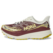 Hoka Stinson 7 Women's Trail Running Shoes, Plush Cushioning, Stabilizing H-Frame, Truffle Salt/Dark Cedar, Medium Width, Size 9, 1141531-TFFL