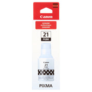 Canon 4526C004 GI-21 Pigment Black Ink Bottle 170 ML for MegaTank Printers 4526C004