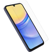 OtterBox Glass Screen Protector for Samsung Galaxy A15 5G, Tempered Anti-Shatter, Oleophobic Coating, Clear, Glossy Finish, 77-95031