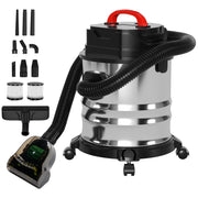 MotorGenic H030-A004-US Wet Dry Vacuum Cleaner, 5 Gallon 1800W 6 HP Peak Stainless Steel Shop Vacuum Wet and Dry