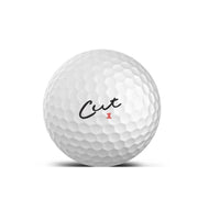 Cut Golf CUT-GREY-WHITE Golf Cut Gray 3 Piece Urethane Pro Golf Balls, 12-Pack, White