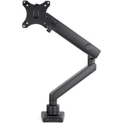 StarTech.com Desk Mount Monitor Arm, Slim Full Motion Adjustable Single VESA Mount for 17-34 Inch Displays, 17.6 lb Load Capacity, 2 USB 3.0 Ports, Black, ARMSLIM2USB3