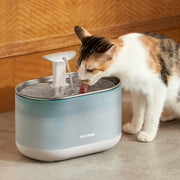 Petlibro Capsule Cat Water Fountain, 67oz Stainless Steel Tray, Ultra Quiet, Two Flow Modes, BPA-Free, Includes Replacement Filters and Cleaning Brush