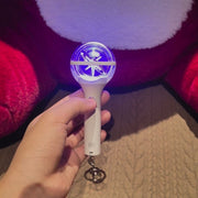 Lynk Charm 2026 Ka Tseye Mini Lightstick Keychain, Portable Glowing LED Light, White Plastic