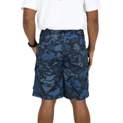 AFTCO Tactical Fishing Shorts for Men - Navy Digi Camo - 36