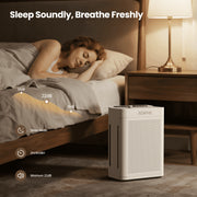 RENPHO Air Purifier for Large Room up to 3000 Sq.ft, Double Washable HEPA Filters, Smart Air Quality Sensor, Quiet Operation, White, R-HAU04