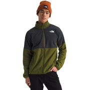 The North Face Glacier Heavyweight Full-Zip Jacket for Men - Forest Olive/Asphalt Grey - M