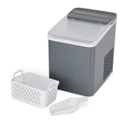 Mainstays MS9502550614-05 Portable Countertop Ice Maker, 26 lbs Per Day, Grey