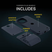 Fjorden iPhone 14 Pro Plus Bundle Camera Grip and Phone Case for iPhone 14 Pro, MagSafe Compatible
