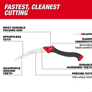 Milwaukee 48-22-9371 10 in. High Carbon Steel Blade Pruning Saw with Secondary Blade Position