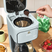 Beautiful 29456 12-Cup Programmable Coffee Maker, Cornflower Blue by Drew Barrymore