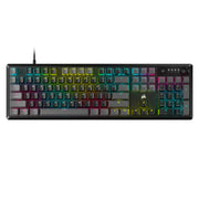 CORSAIR CH-9109B1E-NA K70 CORE RGB Wired Gaming Mechanical Keyboard, Grey