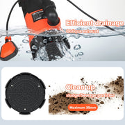 Prostormer 1HP Submersible Water Pump, 4200GPH High Flow, Auto Float Switch, Handles Solids Up to 1.5 Inches, IPX8 Waterproof Motor, 25mm/32mm Hose Connection