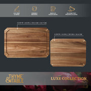 Thyme & Table TT0969R 2-Piece Acacia Cutting Board Set