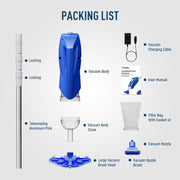 YouSky 2025 Upgraded Handheld Pool Vacuum Cleaner for Above Ground & Inground Pools