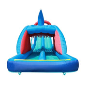 Happy Hop Shark Attack Double Slide Inflatable Water Slide New Open Box