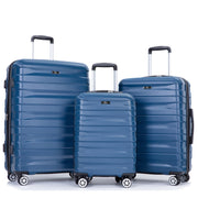 Tripcomp Hardside Luggage Set Carry-on Lightweight Suitcase (Set of 3), 20/24/28