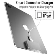 GTSOHN Magnetic Wireless Charger with Smart Connector, 18W Fast Charging, Gray, Compatible with iPad Pro 11in 1st to 4th Gen and iPad Air 10.9in 4th to 5th Gen, 037