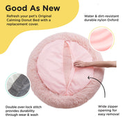 Best Friends by Sheri Donut Shag Replacement Pet Bed Cover, Extra Large 45