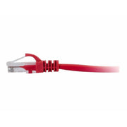 C2G 27186 50ft Cat6 Snagless Unshielded (UTP) Network Patch Cable Red Category 6 for Network Device - RJ-45 Male - RJ-45 Male, Red