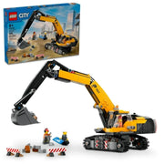 LEGO 6470805 City Yellow Construction Excavator Toy Digger, 633 Pieces
