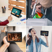 FITIFUN 7 Inch Android Tablet with Case, 4GB RAM, 32GB Storage, Quad-Core Allwinner Processor, HD IPS Display, WiFi 6, Bluetooth 5.0, Dual Camera, Blue