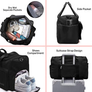 Gynky Duffel Bag 4 in 1 Travel Backpack Duffle Bag Weekender Bags for Women Gym Bag with Shoe and We