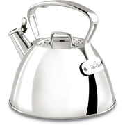 All-Clad E86199 Stainless Steel Specialty Cookware Tea Kettle, 2-Quart, Silver
