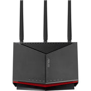 ASUS RT-BE86U BE6800 Dual-Band WiFi 7 Router, 6800 Mbps, 10G WAN/LAN, AiMesh, Subscription-Free AiProtection Pro, Guest Network Pro, Black