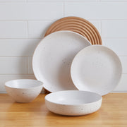 Stone Lain BLB1097-B010002 Lauren 16-Piece Dinnerware Set Stoneware, Off White