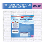 Kaytee Open Living Rooftop Add-On, Durable Chew-Proof Wire Frame, Fits 60 in x 30 in Habitat, Two Secure Doors, Large