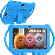 YQSavior 7 in 1024 x 600 Child Tablet 32 GB, Android 12, Wi-Fi, Blue