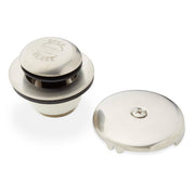 Alcove Tub Pop-Up Drain & Overflow Cover - Brushed Nickel