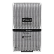 Depend 105420400 68-Count FIT-FLEX Adult Incontinence Underwear for Men, XL, Grey