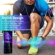 Telele 64GB Portable Digital Music Player with Bluetooth 5.0, Lossless Sound, FM Radio, HD Speaker, Black