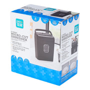 Pen & Gear C223-A Tabletop 6-Sheet Micro-Cut Paper Shredder, Black