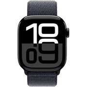 Apple Watch Gen 10 Series 10 Cell 42mm Jet Black Aluminum - Ink Sport Loop MWX83LW/A